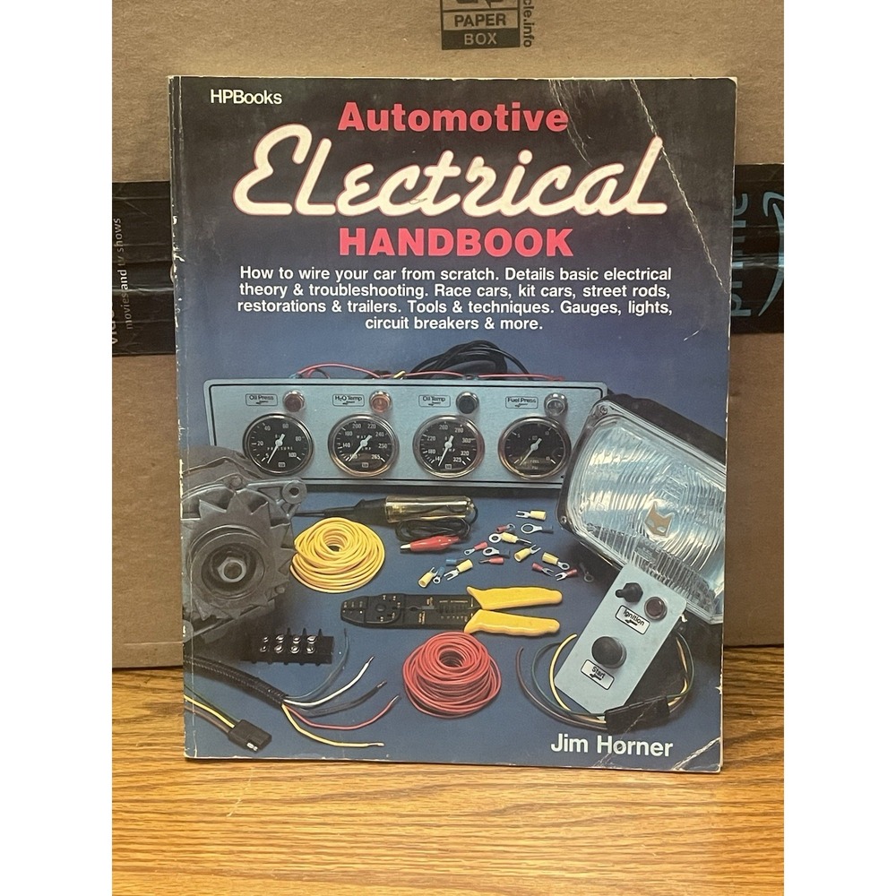 HPBooks Automotive Electrical Handbook Vtg Car Wiring 1986 Jim Horner